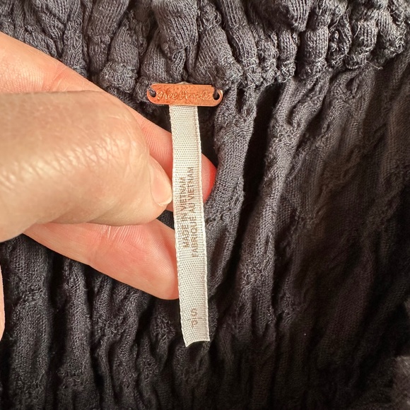 Free People Ladybug Long Sleeve Top In Black - Picture 4 of 8